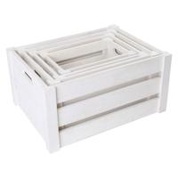 Small Foot houten opbergkistjes, set van 4