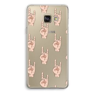 Rock: Samsung Galaxy A3 (2016) Transparant Hoesje
