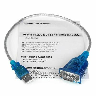 Adapter USB naar RS232 Startech ICUSB232V2 Grijs