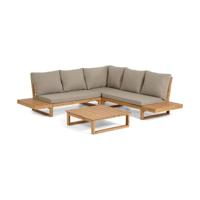 Kave Home Flaviina loungeset accaciahout