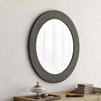 Ethnicraft Ronde Spiegel 'Sphere' 78cm, kleur Umber