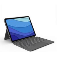 Logitech Combo Touch iPad Pro - Tablet toetsenbord - 11 inch - Grijs
