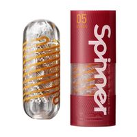 Tenga Spinner - 05 Beads Mannelijke bevrediger Goud, Transparant - thumbnail