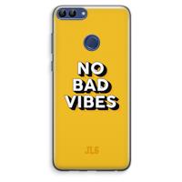 No Bad Vibes: Huawei P Smart (2018) Transparant Hoesje