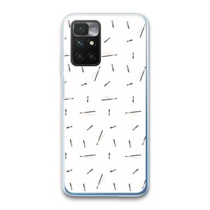 Hipster stripes: Xiaomi Redmi 10 Transparant Hoesje