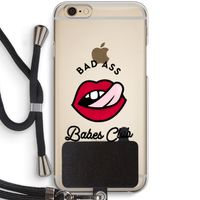 Badass Babes Club: iPhone 6 / 6S Transparant Hoesje met koord