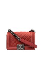 CHANEL Pre-Owned sac porté épaule Boy Chanel (2013-2014) - Rouge - thumbnail