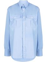 WARDROBE.NYC chemise en coton à coupe oversize - Bleu