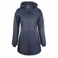 HKM Elegant Winterjas heated donkerblauw maat:l