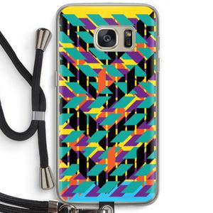 Skew Bee 1: Samsung Galaxy S7 Transparant Hoesje met koord