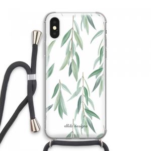 Branch up your life: iPhone XS Max Transparant Hoesje met koord
