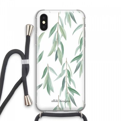 Branch up your life: iPhone XS Max Transparant Hoesje met koord