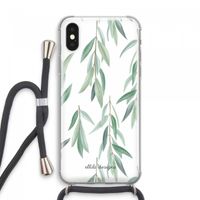 Branch up your life: iPhone XS Max Transparant Hoesje met koord