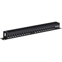 Lanberg AK-1201-B rack-toebehoren Paneel voor kabelbeheer