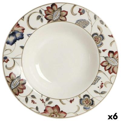Diep bord Queen´s By Churchill Jacobean Gebloemd Keramisch Porslin 22,8 cm (6 Stuks)