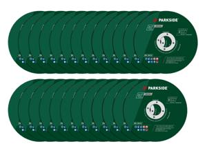 PARKSIDE Slijpschijven of snelspanmoer voor haakse slijper (Slijpschijven 25 stuks)