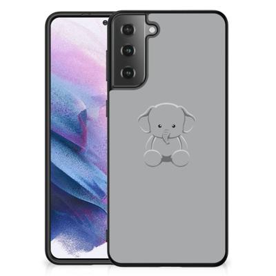 Samsung Galaxy S21 Plus Hoesje Grijs Baby Olifant
