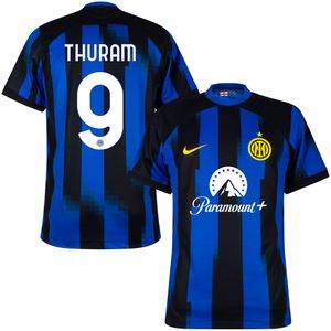 Inter Milan Shirt Thuis 2023-2024 + Thuram 9