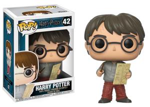 Harry Potter POP! Movies Vinyl Figure Harry Potter With Marauders Map 9 Cm