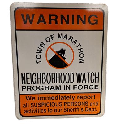 Neighborhood Watch Amerikaans Verkeersbord - 76 x 61cm - Origineel