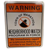 Neighborhood Watch Amerikaans Verkeersbord - 76 x 61cm - Origineel