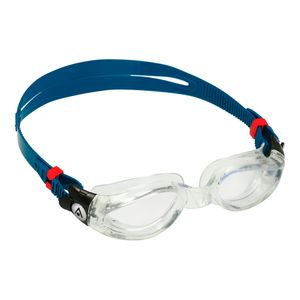 Aqua Sphere Kaiman transparante lens zwembril blauw