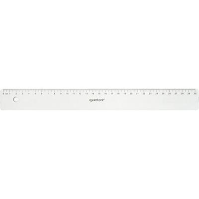 Quantore liniaal 30 cm transparant