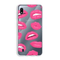 Bite my lip: Samsung Galaxy A10 Transparant Hoesje