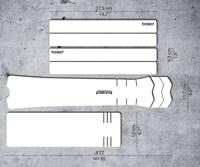 DYEDBRO clear e-bikeframe protector kit