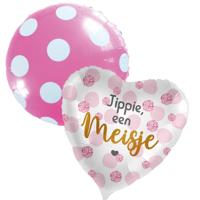 Jippie een meisje ballon duo Jippie een meisje ballon duo