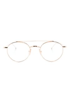 Thom Browne Eyewear lunettes de vue à monture pantos - Or