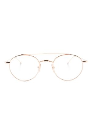 Thom Browne Eyewear lunettes de vue à monture pantos - Or