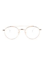 Thom Browne Eyewear lunettes de vue à monture pantos - Or