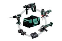 Metabo Accu-comboset 4.1.4 | 18V | Incl. Accu&apos;s en lader | Incl. gereedschapstas - 685232000