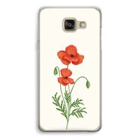 Red poppy: Samsung Galaxy A5 (2016) Transparant Hoesje