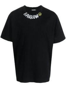 BARROW t-shirt en coton à logo imprimé - Noir