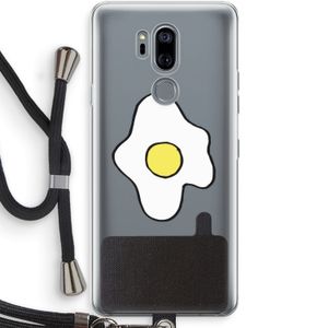 Spiegelei: LG G7 Thinq Transparant Hoesje met koord
