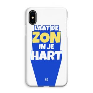 Laat de zon in je hart: iPhone XS Max Volledig Geprint Hoesje