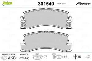 Valeo Remblokset 301540