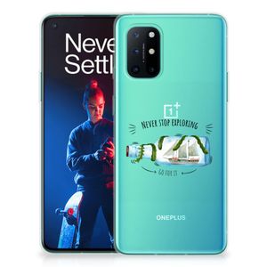 OnePlus 8T Telefoonhoesje met Naam Boho Bottle