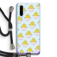 Citroenen: Huawei P30 Transparant Hoesje met koord