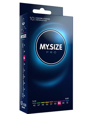 MySize PRO 64mm - Ruimere XXL Condooms 10 stuks