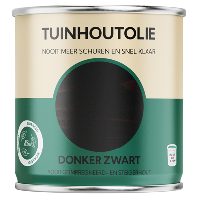 Tuinhoutolie | 750 ml | Donker zwart - 25.951.01