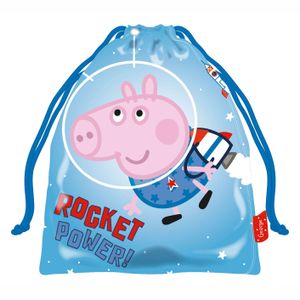 Arditex Peppa Pig George Pig snackzakje 26,5x21,5cm