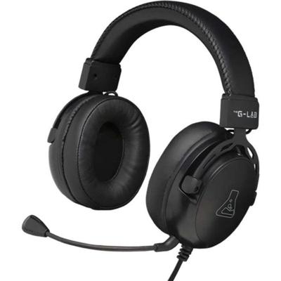Bedrade gamingheadset - THE G-LAB - KORP TITANIUM - Microfoon - PC/PS4/Xbox One - Zwart