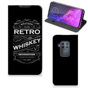 Motorola One Zoom Flip Style Cover Whiskey