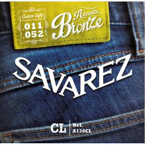 Savarez Acoustic Bronze A130CL custom light 011-052 snarenset voor westerngitaar