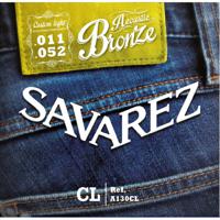 Savarez Acoustic Bronze A130CL custom light 011-052 snarenset voor westerngitaar - thumbnail