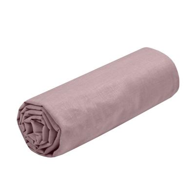 Hoeslaken Eden - 1-persoons - 90 x 190 cm - oudroze - hotelkwaliteit - katoen - 30 cm matrasdikt