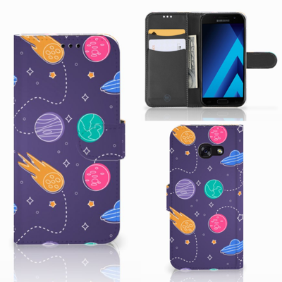Samsung Galaxy A5 2017 | Wallet Case | met Pasjes | Space